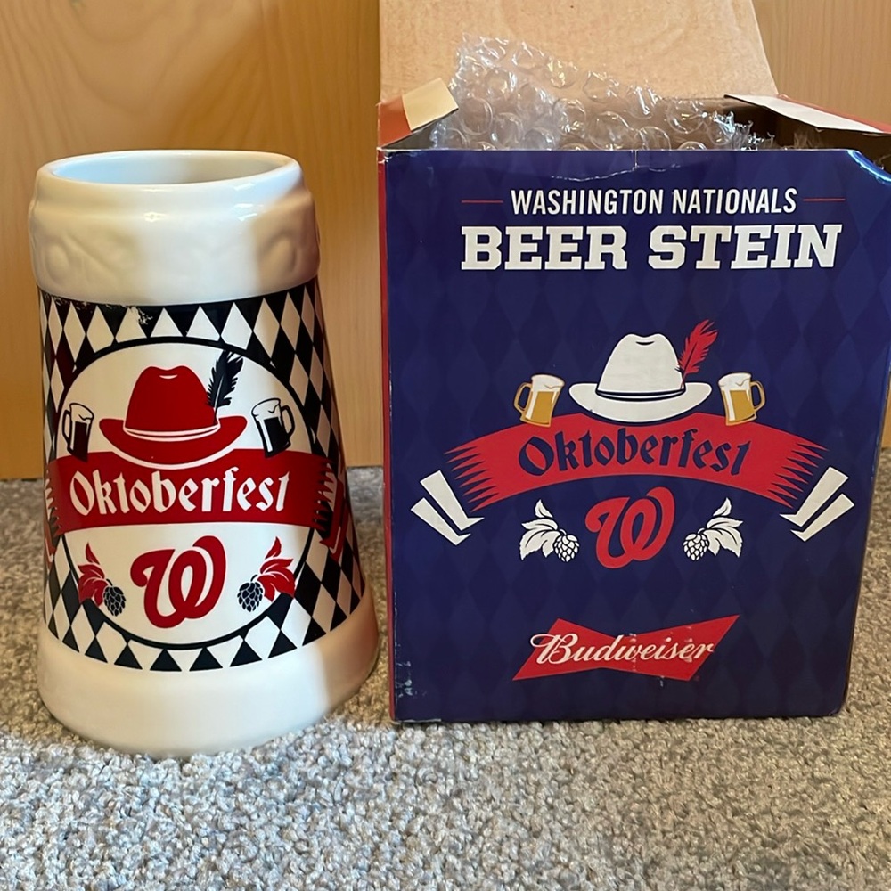 Washington Nationals 2016 Beer Stein- never been used!